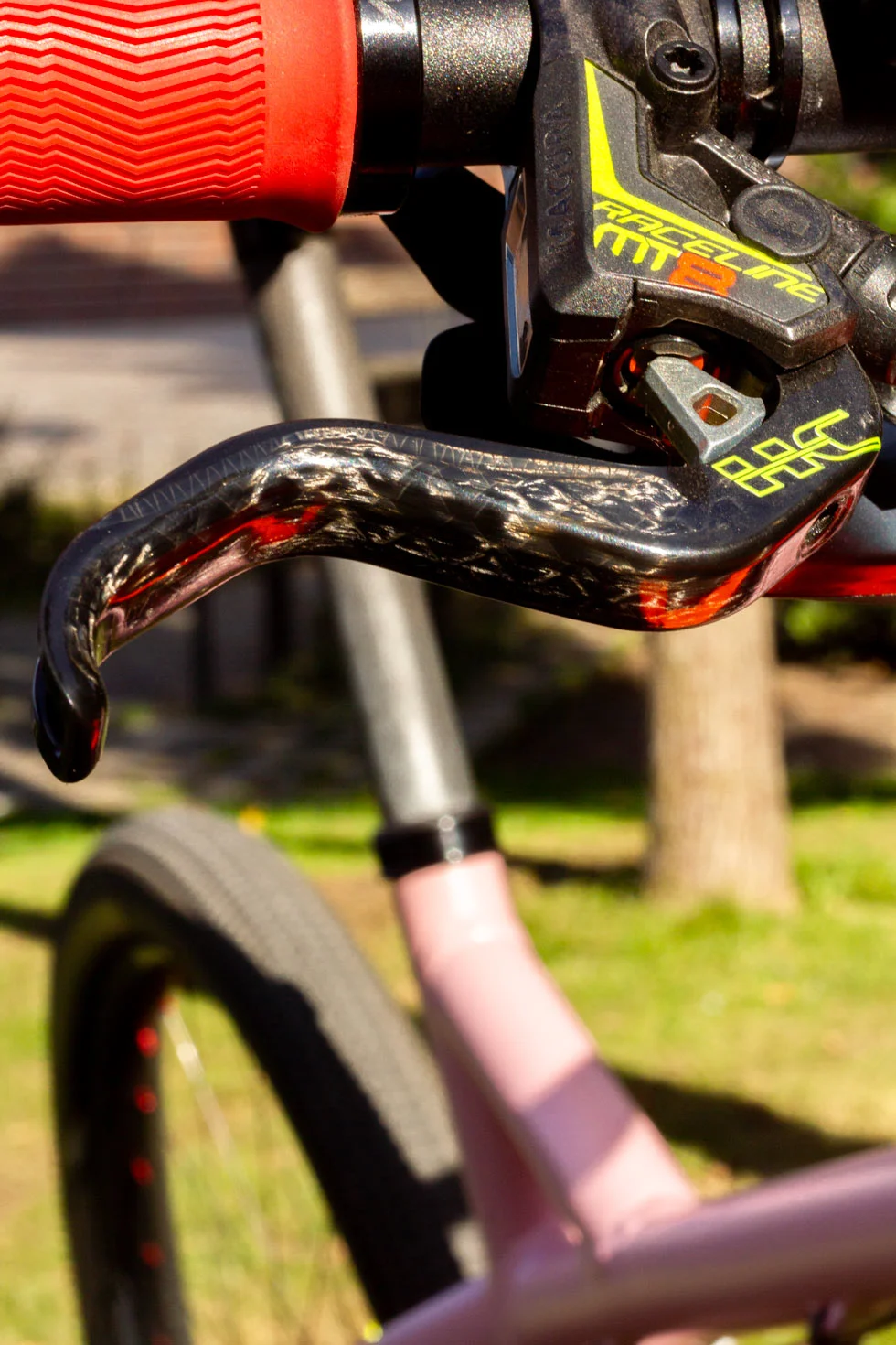 Nahaufnahme IUMENTUM 1890 mit Magura MT8 Raceline Bremse
