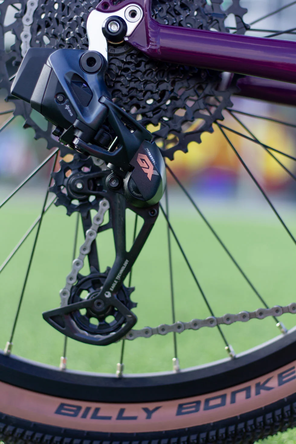 Nahaufnahme SRAM GX am IUMENTUM 1890 mit Billy Bonkers