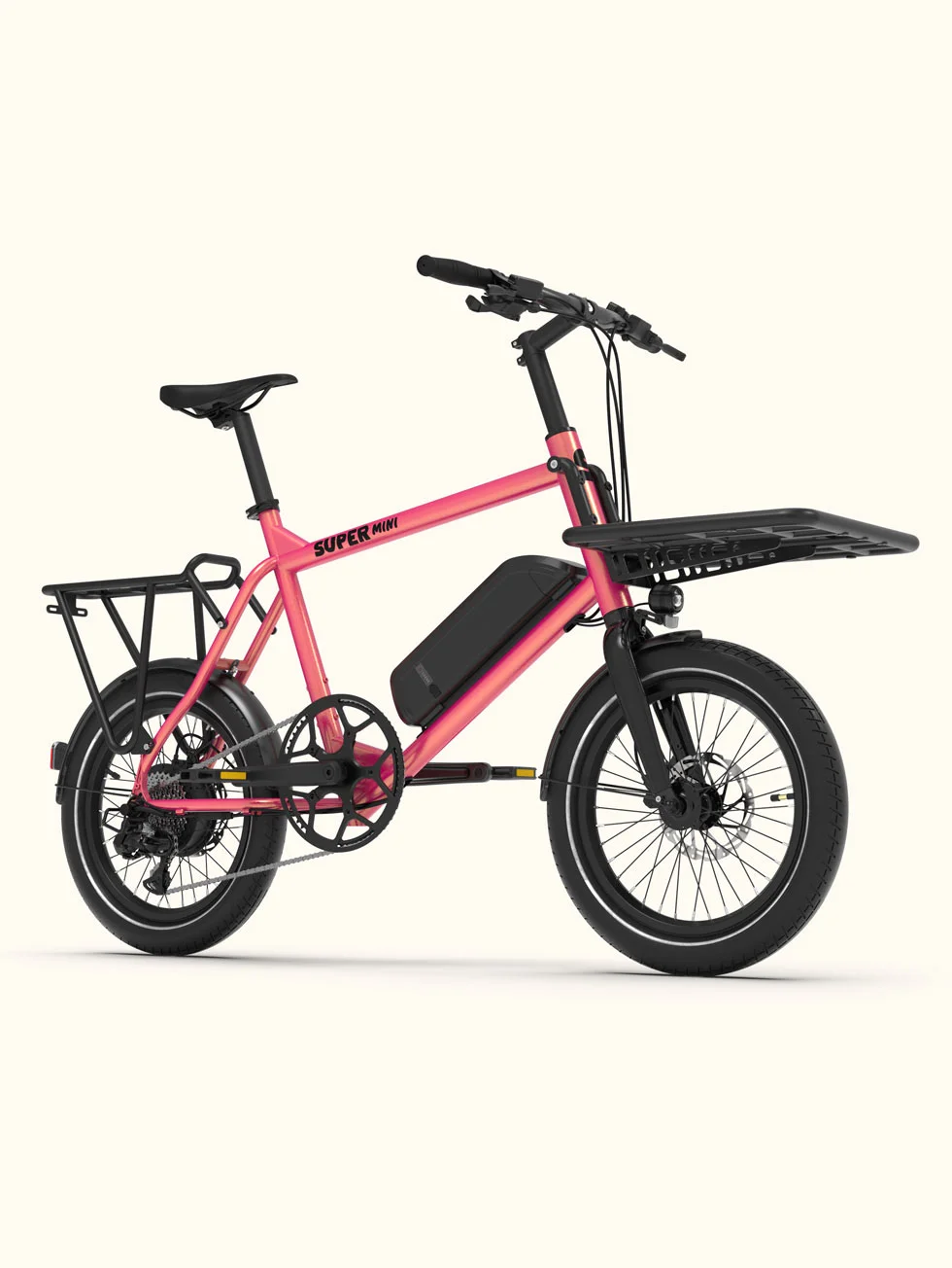 Super Mini E von Super Bicycles in Salmon / rosa Händler in Hamburg